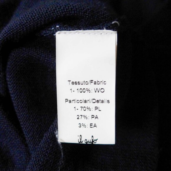 Il Gufo Girls 6 (fits like 10-12) Wool Boat Neck Sweater (Flawed) - Picture 8 of 10